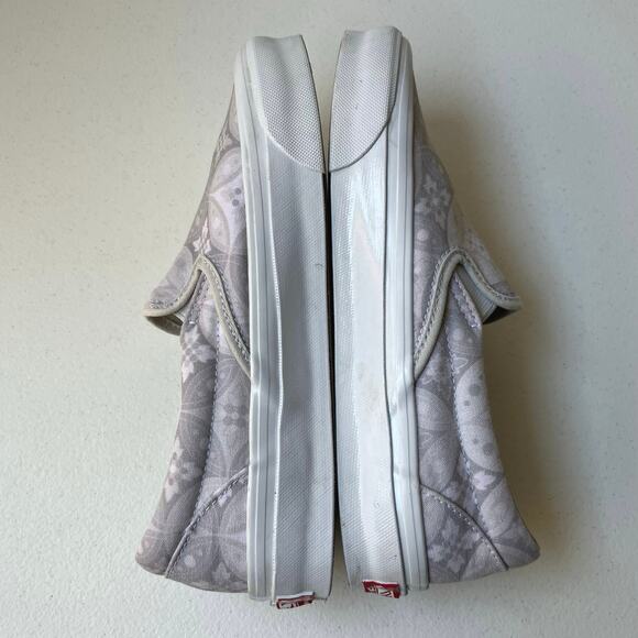 Vans x Kith 10th Anniversary OG Classic Slip-On LX Shoes Gray Unisex W7/M5.5 - Picture 6 of 12